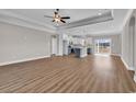 Bright, open kitchen design with a large island, two tone cabinets, and modern appliances in a spacious floorplan at 107 Deans Ct., Green Sea, SC 29545