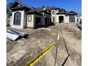 Two-story home under construction with yellow caution tape at 372 Chamberlin Rd., Myrtle Beach, SC 29588