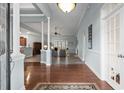 Welcoming foyer with hardwood floors and an open view into the living room at 621 Elgin Ct., Myrtle Beach, SC 29579