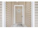 Tan front door entry to a condo unit at 117 Butkus Dr. # 3, Myrtle Beach, SC 29588