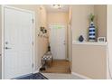 Inviting entryway with decorative accents, a convenient bench, and a view of the front door at 1664 Randor Ct., Myrtle Beach, SC 29579