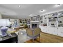 Spacious living room with fireplace and built-in shelving at 719 Mount Gilead Rd., Murrells Inlet, SC 29576