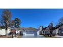 View of single story home with garage, well-kept lawn and landscaping on a clear day at 2169 Wedgewood Dr., Longs, SC 29568