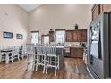 Charming kitchen with a breakfast bar and a connected dining area filled with natural light at 7299 Cartrette Rd., Aynor, SC 29511
