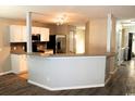 Modern kitchen featuring a breakfast bar, stainless steel appliances and stylish backsplash at 156 Weeping Willow Dr., Myrtle Beach, SC 29579