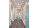 Inviting entryway boasting wood-look flooring and an open floor plan at 8640 Farrier Dr., Myrtle Beach, SC 29588