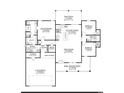 Detailed floor plan showcasing the layout of the home, including room sizes and features at Tbd Fries Bay Rd., Loris, SC 29569