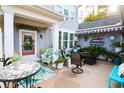 Cozy outdoor patio featuring comfortable seating, an outdoor rug, and charming decor at 2256 Heritage Loop # 2256, Myrtle Beach, SC 29577