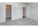 Bedroom with open closet and carpeted floors at 316 Garden Grove St, Conway, SC 29526
