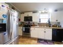 Kitchen with stainless steel appliances and white cabinets at 2780 Oak St., Conway, SC 29526