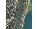 Aerial view of Pawleys Island showing the proximity to the ocean and marsh at 187 Alston Rd., Pawleys Island, SC 29585