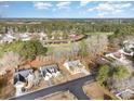 Aerial view of houses and golf course at 1228 Lanterns Rest Rd., Myrtle Beach, SC 29579