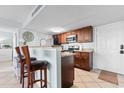Kitchen with granite counters, stainless steel appliances at 5905 South Kings Hwy. # 6111, Myrtle Beach, SC 29575