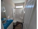 Shower installed and vanity covered in plastic, awaiting the finishing touches at Tbd 17 Casey Dr., Nichols, SC 29581