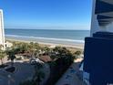 Stunning ocean view from condo balcony with beach access at 2001 S Ocean Blvd. # 718, Myrtle Beach, SC 29577