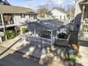 Bird's eye view of the beach house and surrounding neighborhood at 6001 South Kings Hwy., Myrtle Beach, SC 29575