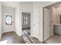 Bright entryway with hardwood floors and access to additional rooms at 192 Sea Shell Dr. # 22, Murrells Inlet, SC 29576