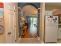 Bright and spacious entryway with hardwood floors and access to living areas at 5801 Oyster Catcher Dr. # 1624, North Myrtle Beach, SC 29582