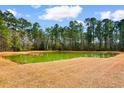 Serene pond nestled in a wooded area, offering a tranquil setting at 1291 Pisgah Church Rd., Aynor, SC 29511