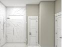 Spa-like shower with marble tile and glass enclosure at 364 Ridge Dr., Galivants Ferry, SC 29544