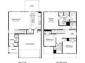 Detailed home floor plan featuring a two-car garage, eat-in kitchen, and primary suite at 4807 Hopespring St., Myrtle Beach, SC 29579