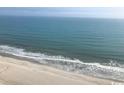 Scenic view of the beach and ocean from above at 7100 N Ocean Blvd. # 1608, Myrtle Beach, SC 29572