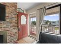 Inviting entryway leading to a deck overlooking the street at 327 55Th Ave. N, North Myrtle Beach, SC 29582