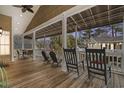 Relaxing deck with rocking chairs and outdoor seating at 6001 - 7032 S Kings Hwy., Myrtle Beach, SC 29575