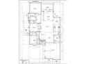 One-story home floor plan with 3 bedrooms, 2 baths, and a 2-car garage at 93 Pintail Ct., Pawleys Island, SC 29585