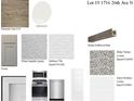 Modern kitchen features gray cabinets, white quartz countertops, and subway tile backsplash at 1716 26Th Ave. N, North Myrtle Beach, SC 29582