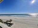 Stunning panoramic ocean view from a condo balcony at 1000 N Waccamaw Dr. # 302, Murrells Inlet, SC 29576