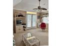 Living room with access to balcony and ocean views at 121 Marshland Ct., Myrtle Beach, SC 29572