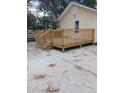 Wooden deck with railings offering outdoor space at 326 East Godbold St., Marion, SC 29571