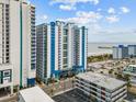 Oceanfront resort; two towers, beach, pier, and parking areas visible at 504 N Ocean Blvd. # 1511, Myrtle Beach, SC 29577