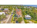 Aerial view of a charming beach house in a residential neighborhood at 212 4Th Ave. N # 102, North Myrtle Beach, SC 29582