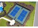 Two well-maintained pickleball courts are ready for play at 272 Hawks Run Dr., Calabash, NC 28467