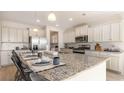 Spacious kitchen with granite countertops and stainless steel appliances at 515 Slaty Dr., Myrtle Beach, SC 29588