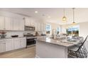 Island kitchen with granite countertops and stainless steel appliances at 515 Slaty Dr., Myrtle Beach, SC 29588