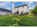 Large backyard with grassy area and partial view of house at 1247 Brighton Ave., Myrtle Beach, SC 29588