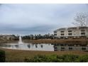 Exterior view of a community with pond and fountain at 306 Kiskadee Loop # A, Conway, SC 29527