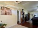 Living room with hardwood floors, a TV, and a treadmill at 635 Bucks Trail, Longs, SC 29568