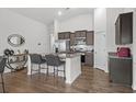 Modern kitchen with stainless steel appliances and granite countertops at 7015 River Bridge Ct, Myrtle Beach, SC 29579