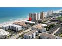 Aerial view showcasing the condo's location near the beach and other buildings at 9560 Shore Dr. # 3A, Myrtle Beach, SC 29572