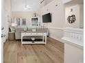 Bright living room with hardwood floors and comfortable seating at 1023 Marthas Way, North Myrtle Beach, SC 29582