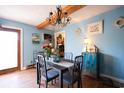 Bright dining room features a table and chairs at 916 Maple St., Mullins, SC 29574