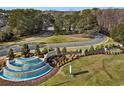 Aerial view of Heather Glen community entrance at 1454 Jardine Loop, Little River, SC 29566