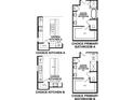 Floor plan showcasing optional kitchen and primary bathroom layouts at 5435 Shelly Lynn Dr., Myrtle Beach, SC 29579