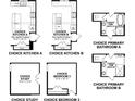 Various floor plan options for kitchen, primary bath, and bedrooms at 5439 Shelly Lynn Dr., Myrtle Beach, SC 29579