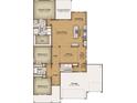 Open floor plan with 3 bedrooms, 2 baths, and a 2-car garage at 143 Little Cedar Dr., Loris, SC 29569