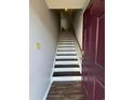 Interior view of a staircase leading to the upper level of the home at 209 Cedar St. # C-4, Myrtle Beach, SC 29577